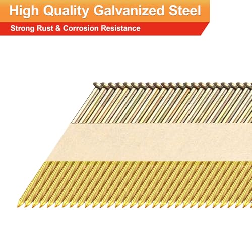 34° Framing Nails, Ring Shank,1000pcs - size: Assembly---1000pcs