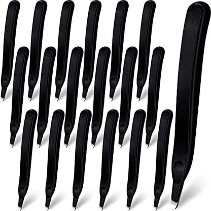 Crtiin 24 Pcs Magnetic Staple Remover Puller Bulk,Black - color: Black