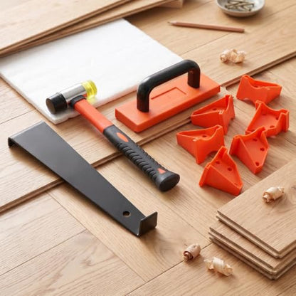 Hardwood Mallet Pull Bar Kit with Ergonomic Handle for Hardwood & Laminate