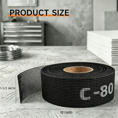 Emery Cloth Roll 80 Grit, 1-1/2" x 10 Yard for Copper Pipe - size: 80 Grit
