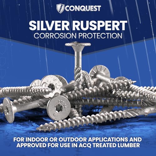 Conquest Structural Wood Screws 0.275" x 6" - size: 0.275" x 6"