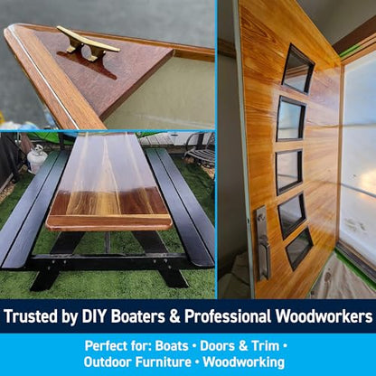 TotalBoat Lust Marine Spar Varnish for Boats & Wood - Matte Pint - color: Matte, size: Pint