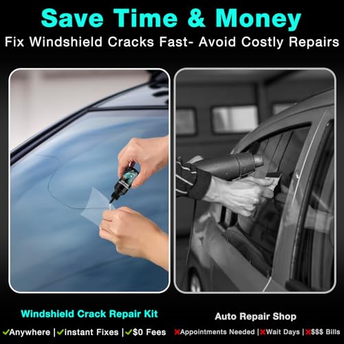 Windshield Repair Kit - 2026 Latest Upgrade Nano Glass Crack Repair Kit, Glass Repair Liquid for Quick Fix Windshields, Windows, Mirrors (2 Set) - style: 2 Set