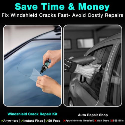 Windshield Repair Kit - 2026 Latest Upgrade Nano Glass Crack Repair Kit, Glass Repair Liquid for Quick Fix Windshields, Windows, Mirrors (2 Set) - style: 2 Set