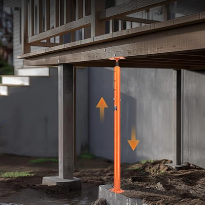 VEVOR House Floor Jack, 56"-100" Height Range 18000 lbs Max Load Capacity - size: 56"-100"