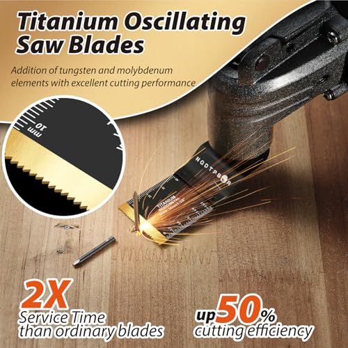 54 PCS Oscillating Saw Blades Multitool Blades Professional Universal Wood - size: 54PCS