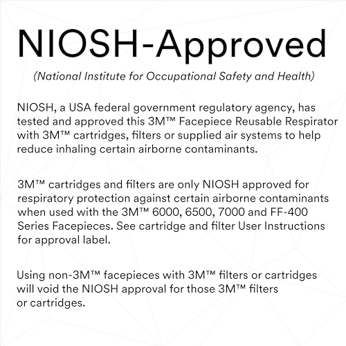 3M Ultimate FX Full Facepiece Reusable Respirator FF-403, NIOSH, ANSI, Lg - size: Large