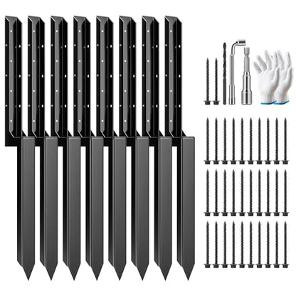VIVOSUN 8 Pack Fence Post Repair Kit