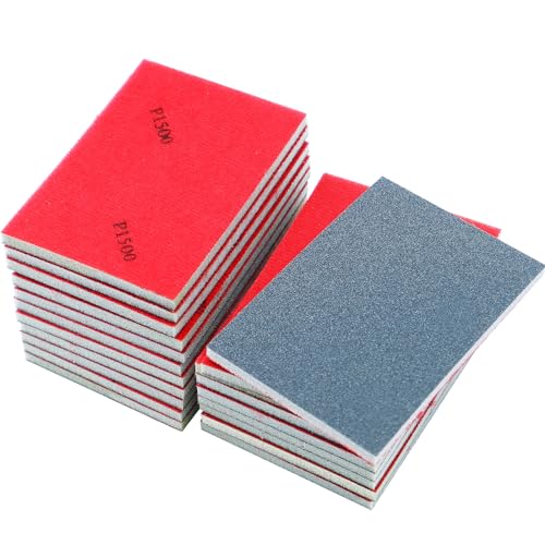 20PCS#180-1000 Sanding Sponge Assortment Pack Flexible Sandpaper Sponge