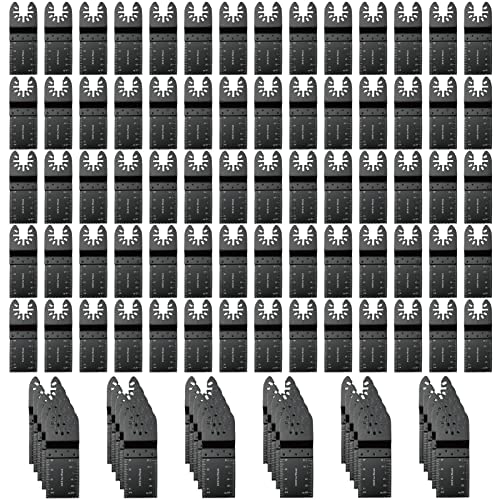 Trivd Frol 200PCS Oscillating Saw Blades, Multitool Blades for Wood Plastic