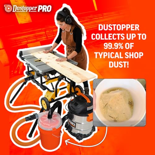 Dustopper PRO Dust Collector Only - Uses Your Existing Hose & Elbows