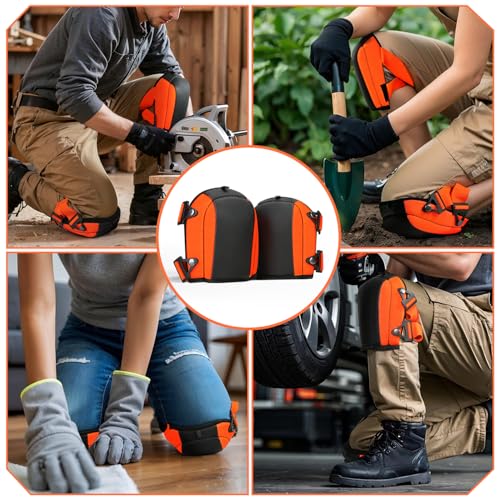 Professional Anti-Slip Knee Pads with Heavy Duty Foam Padding