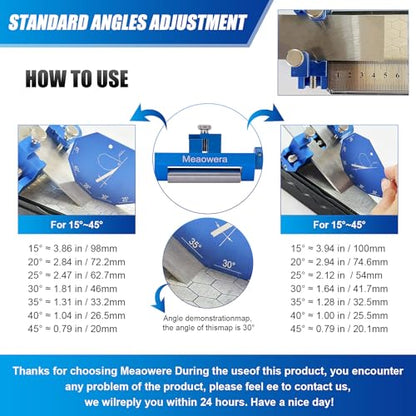 Chisel Sharpening Kit with Sharpening Stones – Wood Chisel Sharpener Honing Guide Set for Chisel Sharpening, Planer Blade Sharpener – Complete Wood Chisel Sharpening Kit with Whetstone - color: Blue Honing Guide and Stone