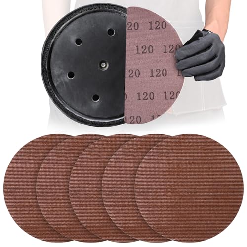 25 Pcs 9 Inch Mesh Sanding Disc for Drywall Sander 120 Grit - style: 9 Inch