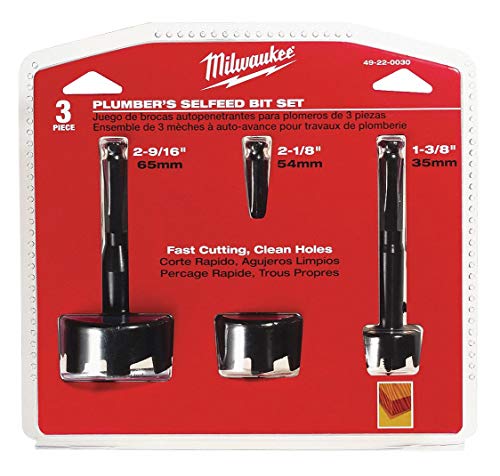MILWAUKEE BIT KIT SELF FEED 3 BIT