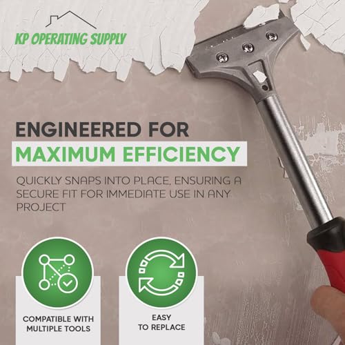 8-Inch Floor Scraper Blades, 5 Pack Replacement - size: Pack of 5