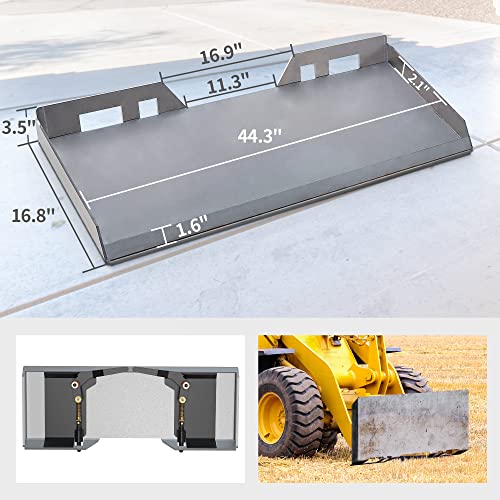 YINTATECH 1/4" Universal Quick Attach Mount Plate for Kubota Bobcat Loader - size: 1/4 Inch