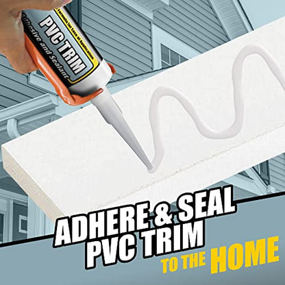 PVC Trim Adhesive and Sealant White