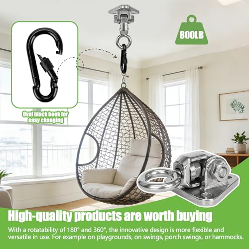 Heavy Duty Stainless Steel Swing Hangers Kit - size: Circular 1PCS