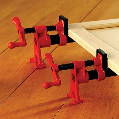 BESSEY BPC-H12, 1/2 In. H Style Pipe Clamps - Incredibly Versatile, Easy To Assemble, Indespensable Workshop Clamp For Woodworking, Carpentry, Home Improvement, and DIY Projects - size: 1/2 Inch
