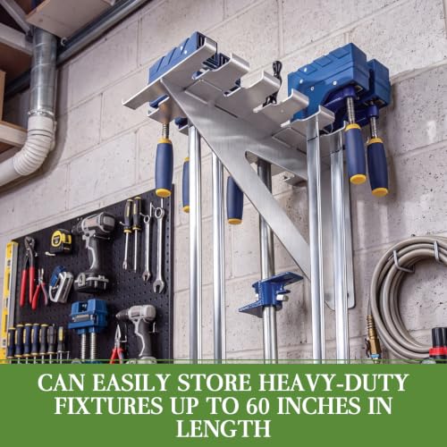 SiliFine Clamp Wall Rack Organizer Wall Mount Pipe Clamp Storage Holder