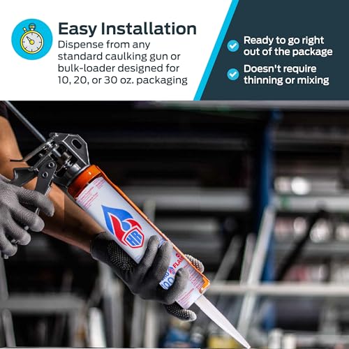 HoldRite HydroFlame 100 Firestop Sealant, 20.2 Ounces, Elastomeric Water Based, HF100-20S - size: 20.2 Oz.