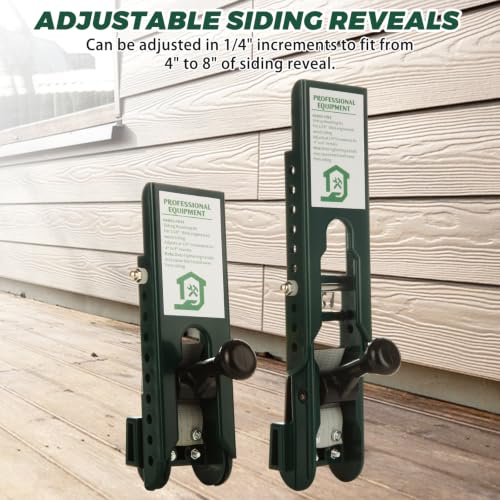 APACALI Siding Installation Tool, 2 Pack, 5/16-Inch, Carbon Steel, Green