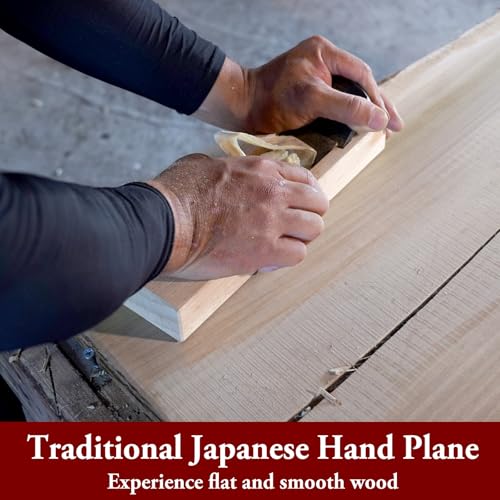 SUIZAN Kanna Japanese Wood Planer 2.4" Double Blade - Hand Block Plane - size: 2.4 inch (60mm) 2-Blade