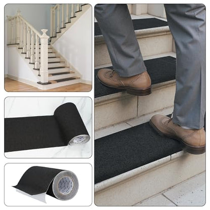 Mr. Pen- Anti Slip Traction Tape, 12" x 30', Abrasive Adhesive for Stairs - size: 12 Inch, 30 Feet