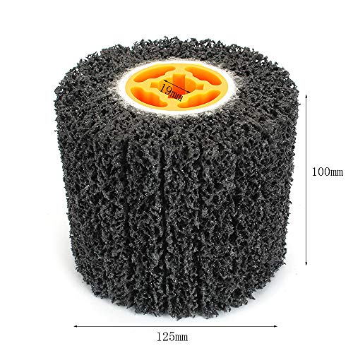 Baisiky 115x100mm Paint and Rust Remover Polishing Burnishing Wheels Surface Conditioning Tool, Paint Stripper Wheel Burnishing Tool for Metal Polishing Rust Remove