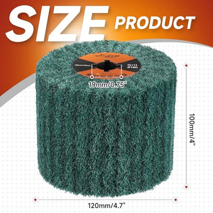 Surface Conditioning Tool 180 Grit Abrasive Drawing Polishing Drum - style: 180 grit