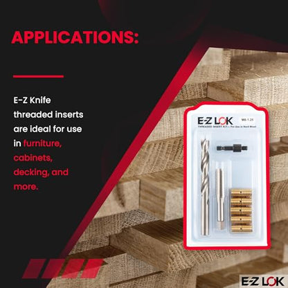 E-Z LOK Thread Repair Kit, M8-1.25 - size: M8-1.25, style: Brass