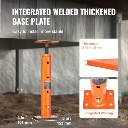 VEVOR House Floor Jack 19"-36" Height Range 18000 lbs Max Load Capacity - size: 19"-36"
