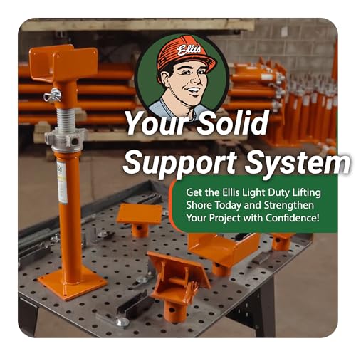 Ellis Light-Duty Lifting Shores, Adjustable Screw Jack Post, 22" to 38" - size: 22" - 38"