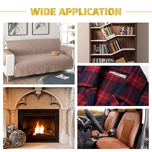 2 Pieces Dust Brush Hand Broom Wooden Bench Brushes with Soft Bristles Counter Brush with Long Wood Handle Household Cleaning Brush for Sofa Bed Pet Fireplace Car (Brown, Yellow) - color: Brown, Yellow