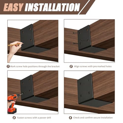 6x6 Joist Hanger Pergola Wall Mount Bracket 4 Pack
