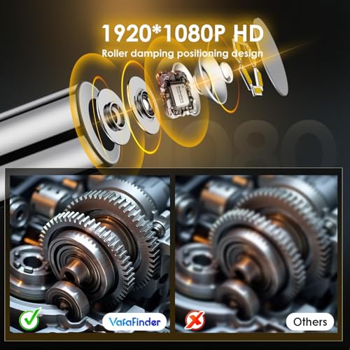 Articulating Borescope 360°Rotation, for Home & Auto Inspection