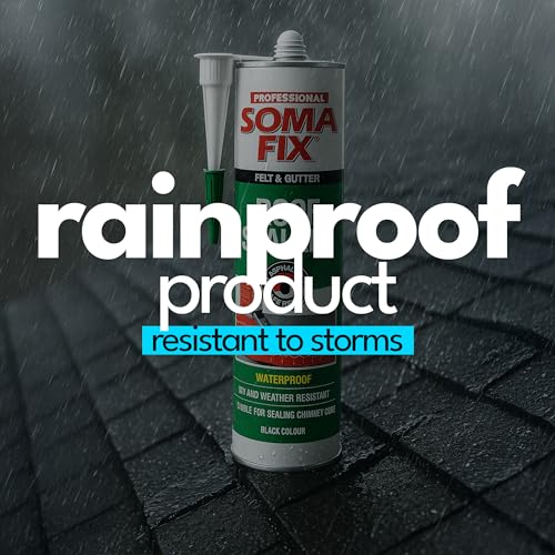 Roof Sealant (Stops Leaks) Waterproof Bitumen Sealant (10.5 fl oz / 310 ml)