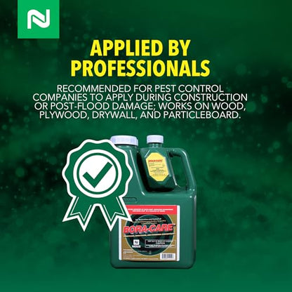 Bora-Care with Mold-Care Moldicide Concentrate, Wood Protection Against Mold, Termites, and Decay, Long-Lasting Residual Protection, 1 Gallon