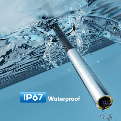 3.9mm Slim Wireless Endoscope, 2.0MP HD Inspection Camera with Light