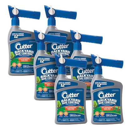 Cutter Backwoods Dry Mosquito and Insect Repellent Bug Spray 4 Oz, 12 Pack - size: 6 Pack, style: Backyard Bug Control