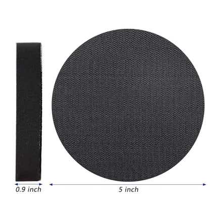 6 Pack 5 Inch Interface Pads - Foam Sanding Pads for Orbital Sander - size: 5 inch - 6 Pack