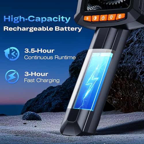 Endoscope Camera with Light, Handheld Borescope, 2.8" IPS Inspection Camera - size: 2.8" Handheld Borescope-ES07