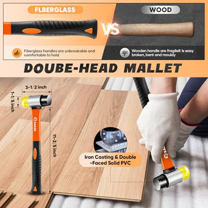Saker Laminate Flooring Tools, 63-Piece Wood Flooring Installation Kit