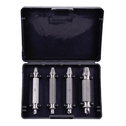 4PCS Damaged Screw Extractor Drill Bit Kit Remover for Stripped Screws Nuts