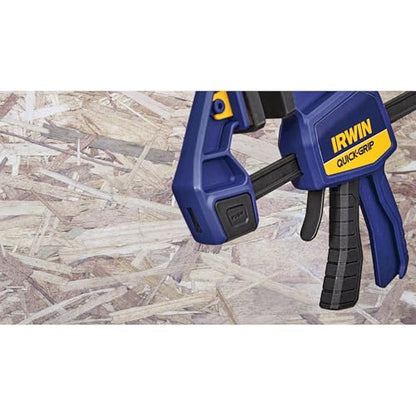 IRWINQUICK-GRIPOne-Handed Bar Clamp, Medium-Duty, 12", 1964718 - size: 12 inch, style: 12 Inch