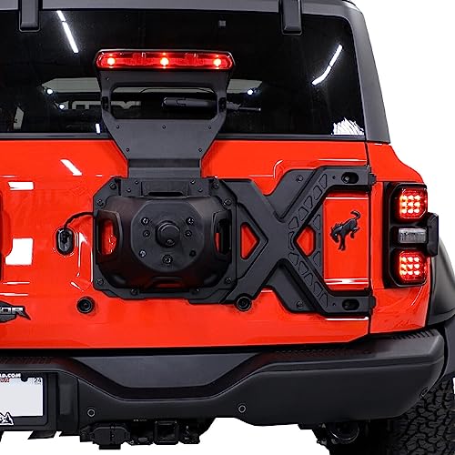 IAG X-Brace Tailgate Hinge Reinforcement for Ford Bronco Raptor 2022-2024+ - size: Raptor