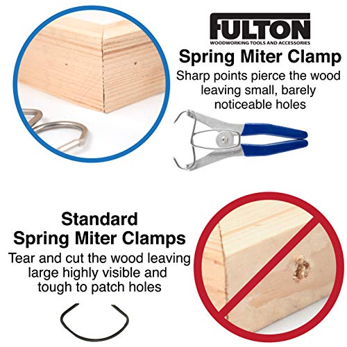 Spring Miter Clamp Deluxe Pack with Caribiner Clip