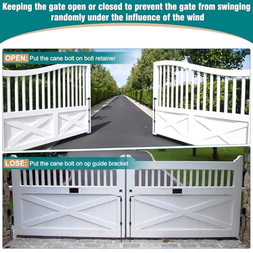 36 Inch Heavy Duty Gate Drop Rod for Gates,Gate Cane Bolt Drop Rod