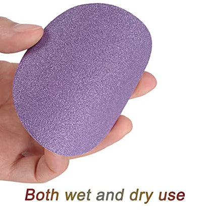 10Pcs 3-Inch Purple Sanding Discs 80 Grits Hook and Loop Professional Aluminum Oxide Sand Paper Wet Dry Polish for Wood Metal Paint Finishing - style: 80 Grit